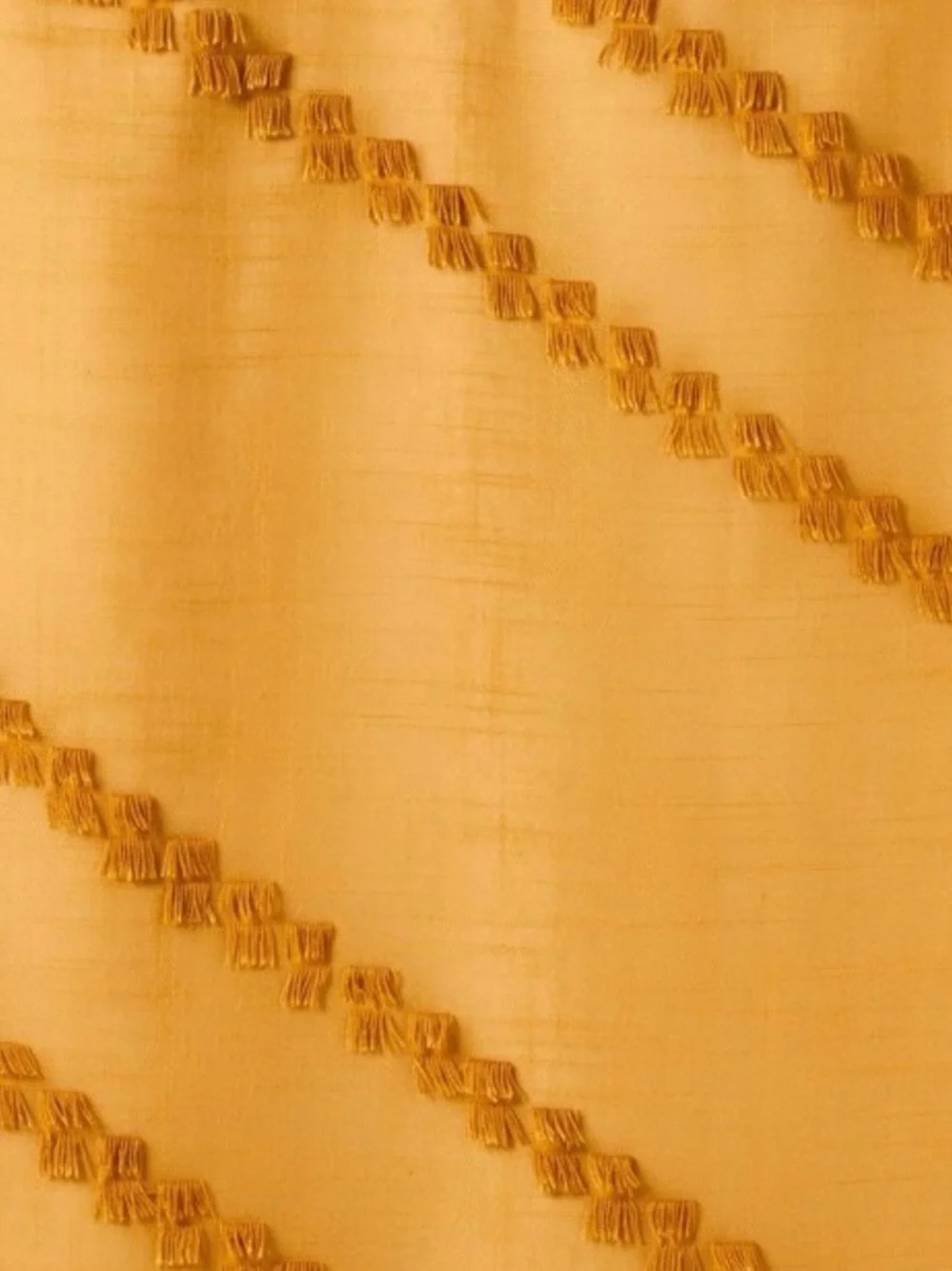 42”W X 84”L Pillowfort Chevron Clip Dotted Kids Blackout Curtain Yellow w/Panel